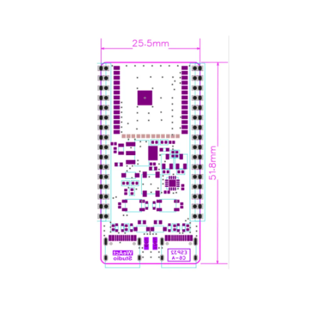 WeAct Studio ESP32-C6-A-N4 Dev Board ESP32C6 RISC-V WiFi6 BLE Zigbee - Image 3