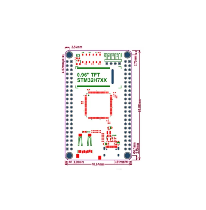 WeAct Studio STM32H723VGT6-H723VG LCD Core Demo Board - Image 2