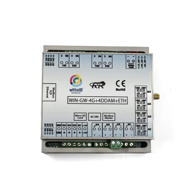 Wittelb WIN-GW-4G+IO (4DDAM)+ETH RS485 to 4G MQTT Ethernet IoT Gateway - Image 2