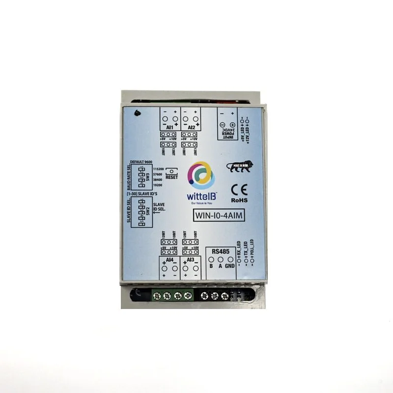 Wittelb WIN-IO-4AIM 4-Port Analog Input to Modbus RS485 Converter (12-Bit) - Image 2