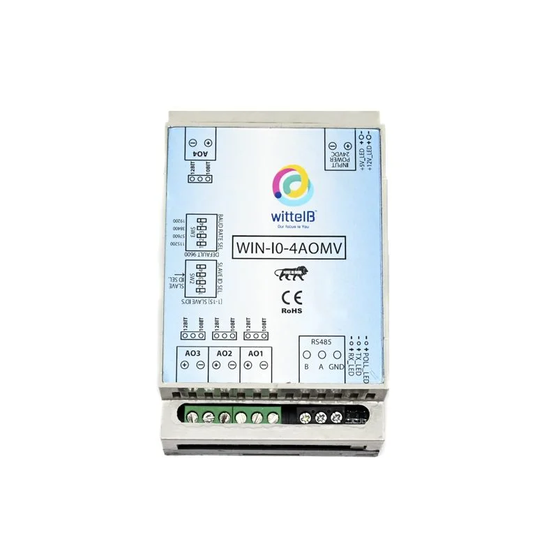 Wittelb WIN-IO-4AOMV 4-Port Analog Output Voltage to Modbus RS485 Converter - Image 2