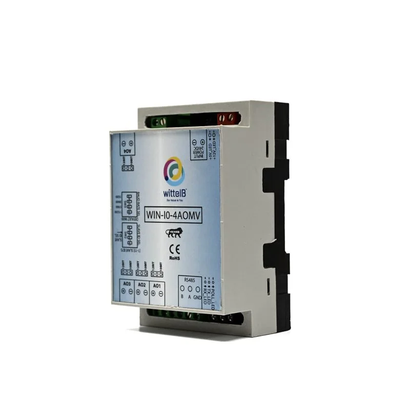 Wittelb WIN-IO-4AOMV 4-Port Analog Output Voltage to Modbus RS485 Converter - Image 3