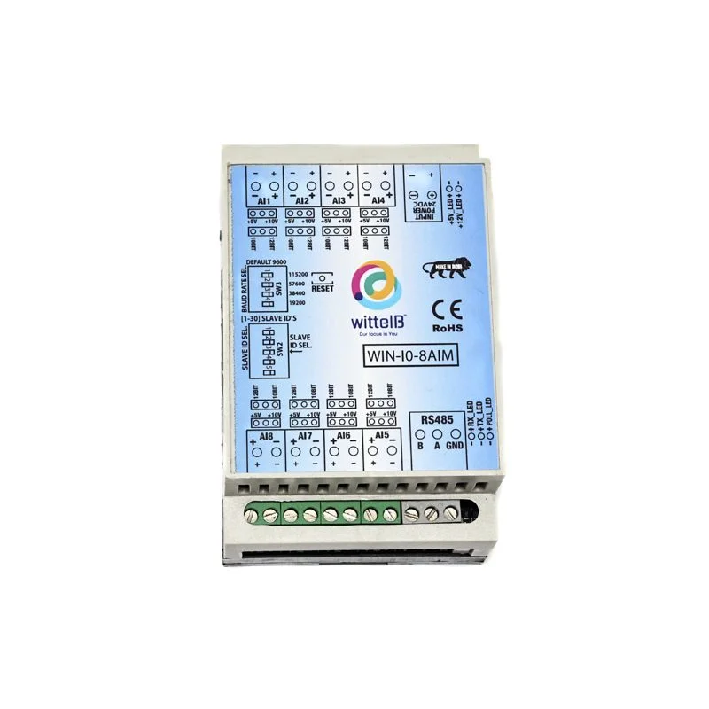 Wittelb WIN-IO-8AIM 8-Port Analog Input to Modbus RS485 Converter - Image 2