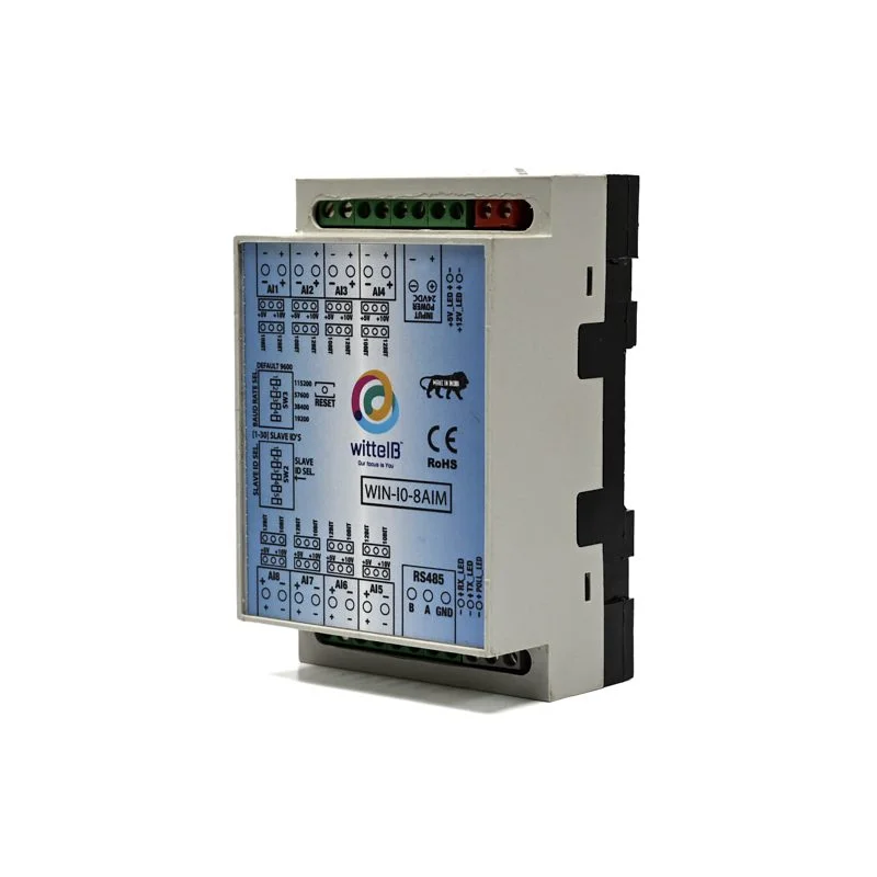 Wittelb WIN-IO-8AIM 8-Port Analog Input to Modbus RS485 Converter - Image 3
