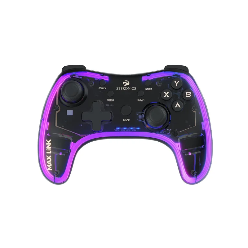 Zebronics MAX LINK Wireless Gamepad w/ Dual Haptic Motors & RGB