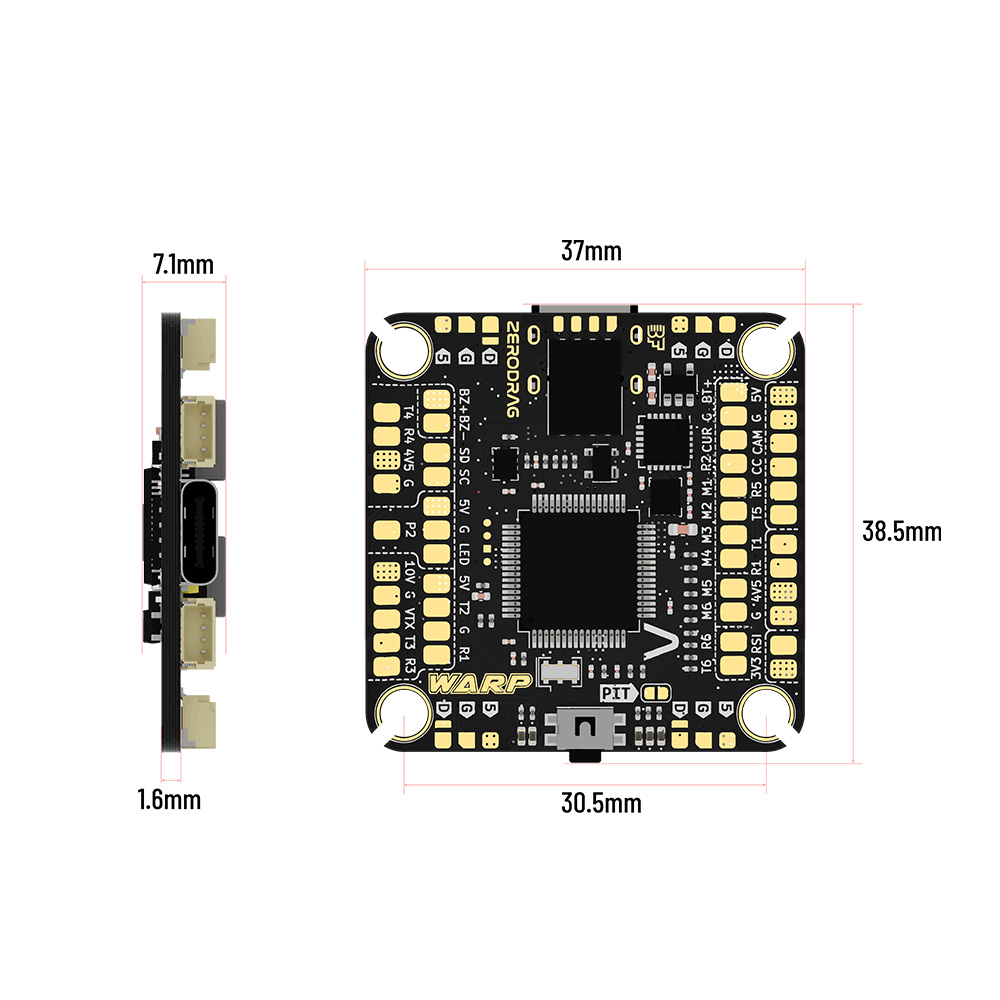 Zerodrag Warp F7 Flight Controller - Made in India - Image 4