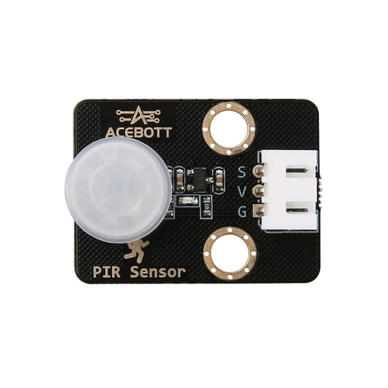 ACEBOTT PIR Motion Sensor Easy-Plug - 0-4m Detection, 3.3-5V DC - Image 2