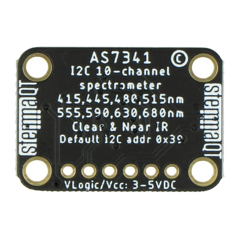 Adafruit AS7341 10-Channel Light / Color Sensor Breakout - STEMMA QT/Qwiic - Image 3