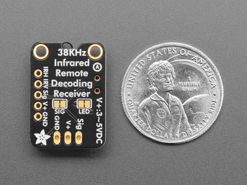 Adafruit Infrared IR Remote Receiver - STEMMA JST PH 2mm Module - Image 4