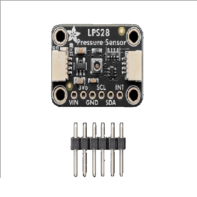 Adafruit LPS28 (LPS28DFW) Pressure Sensor Module - I2C/MIPI I3CSM Interface - Image 2