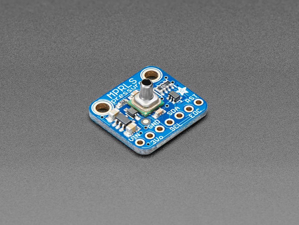 Adafruit MPRLS Ported Pressure Sensor Breakout - 0 to 25 PSI, Stainless Steel Port, I2C Interface