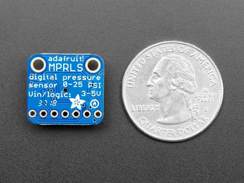 Adafruit MPRLS Ported Pressure Sensor Breakout - 0 to 25 PSI, Stainless Steel Port, I2C Interface - Image 3