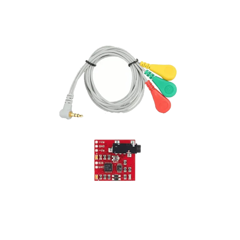 Advancer Technology EMG Muscle Sensor Module V3.0 with Cable and Electrodes - Analog Output - Image 4
