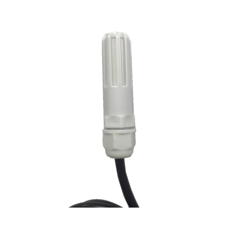 AHT20 White Shell Built-in Cotton Core Sensor with Card Holder - 1m Cable, I2C Digital Output