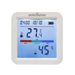 amiciSense WiFi Temperature Humidity Sensor with LCD Display - SmartLife App Compatible