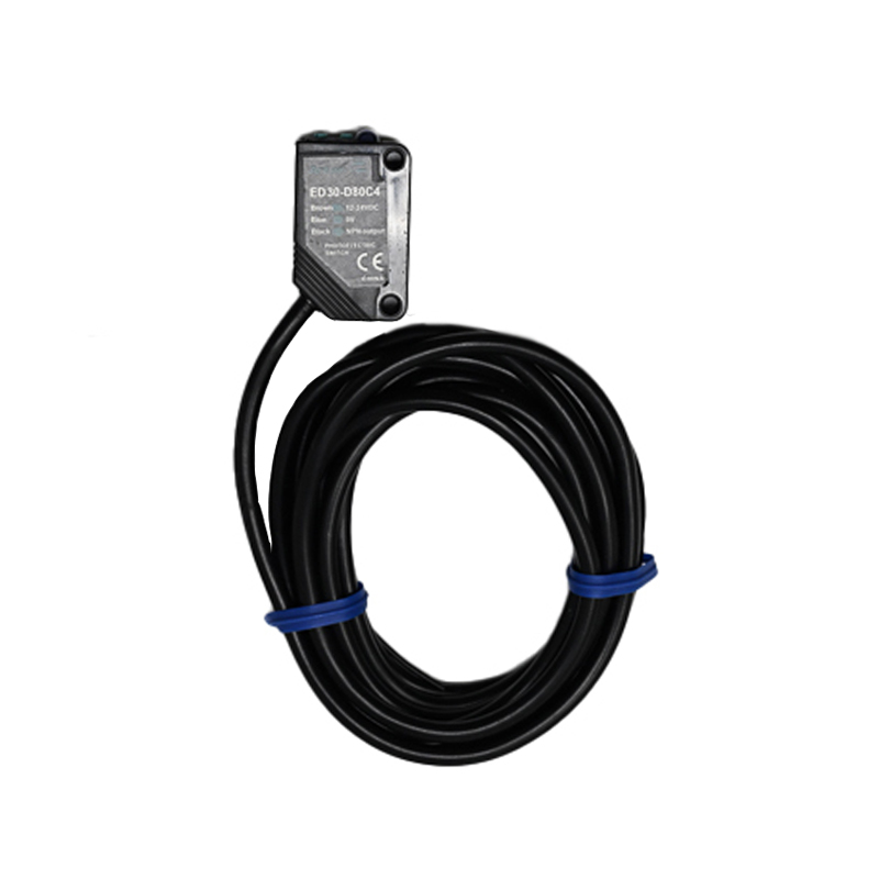 Aotoro ED30-D80C4 Photoelectric Sensor 80cm Diffuse Reflective M30 Thread 12-24VDC
