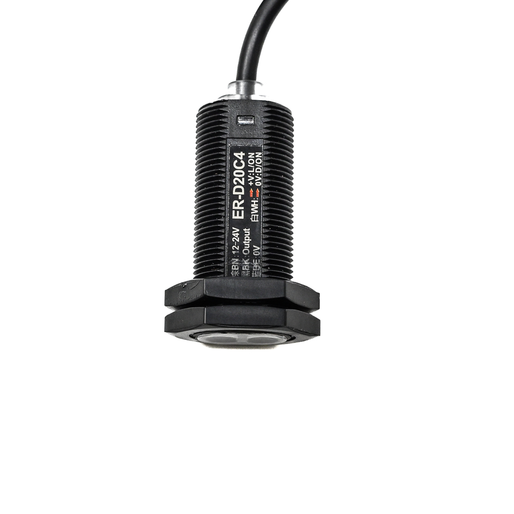 Aotoro ER-D20C4 Photoelectric Sensor 20cm Diffuse Reflective Plastic Type 12-24VDC - Image 2