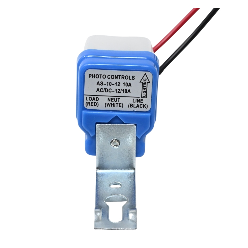 AS-10 Automatic Street Light Sensor Switch - 12V DC, 10A Load, Weatherproof - Image 2