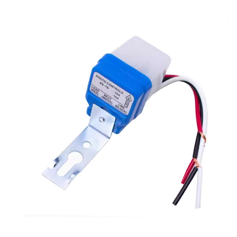 AS-10 Rainproof Automatic Street Light Sensor Switch - 220V AC, 10A Load