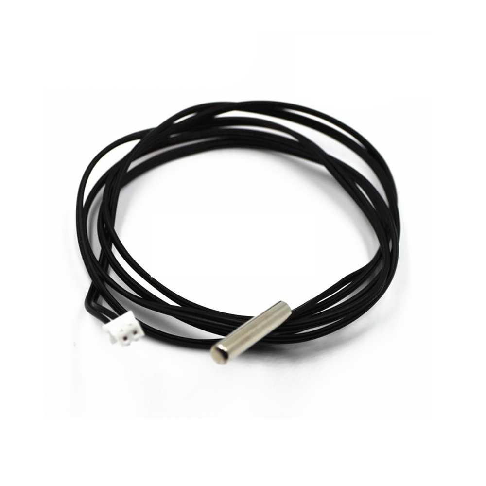 B3950 10K NTC Thermistor Temperature Sensor 5x20mm Stainless Steel Probe w/ 0.5m Cable & XH2.54 Connector