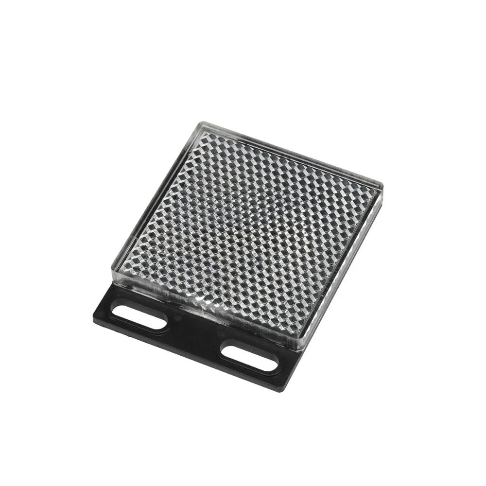 Banner Engineering BRT-2X2 Retroreflective Target (Reflector), 51×51mm Square, Reflectivity Factor 1.0, Plastic, Screw Mount