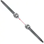 Banner Engineering PIT46U-VL Plastic Fiber Optic Cable, Opposed Mode, 1mm Core, 2m Length