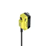 Banner Engineering QS18VP6W WORLD-BEAM Divergent Diffuse Sensor, 100mm Range, 10-30V DC, PNP Output, 2m Cable