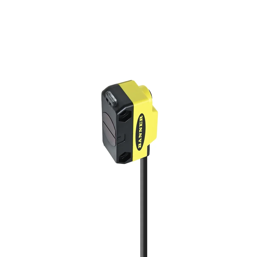 Banner Engineering QS18VP6W WORLD-BEAM Divergent Diffuse Sensor, 100mm Range, 10-30V DC, PNP Output, 2m Cable - Image 2