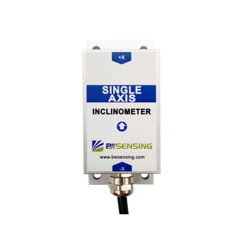 BWSENSING BWK210 Single-Axis Inclinometer Sensor, ±180° Range, 0-5V Output, IP67