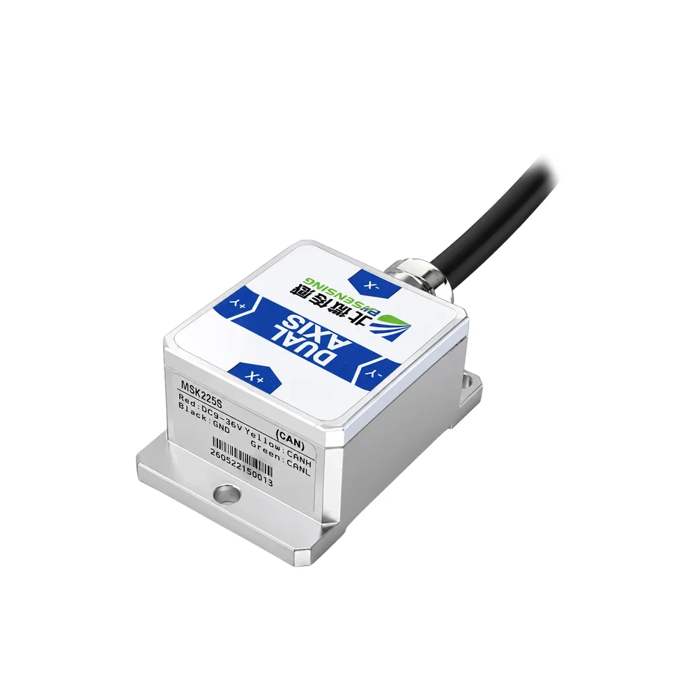 BWSENSING BWK225S CAN Dual-Axis Inclinometer, ±90° Tilt Sensor, 0.2° Accuracy, MEMS, CAN