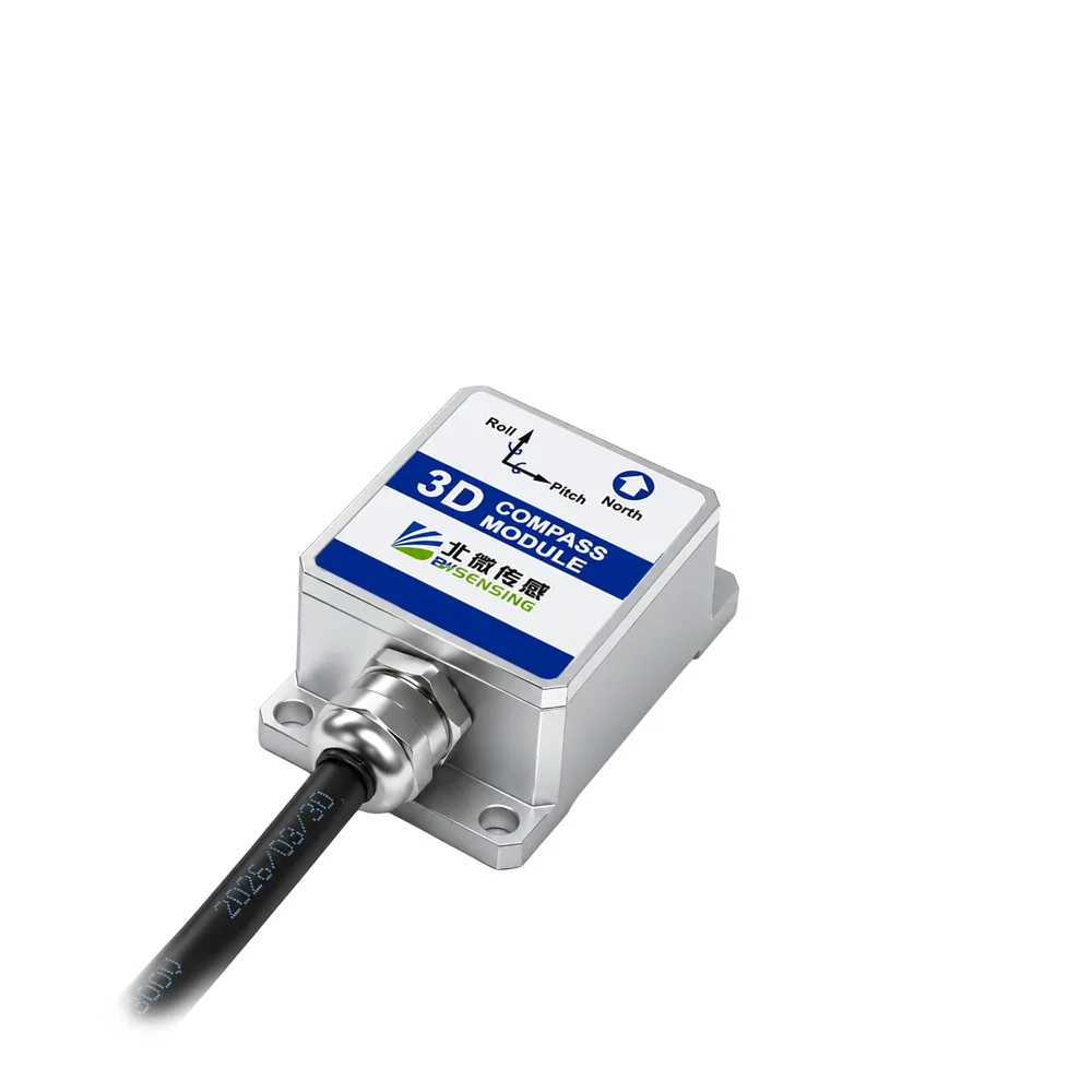 BWSENSING SEC345-M 3D Electronic Compass & Tilt Sensor, 1° Accuracy, RS485 Modbus, Magnesium Alloy Shell, IP67 - Image 2