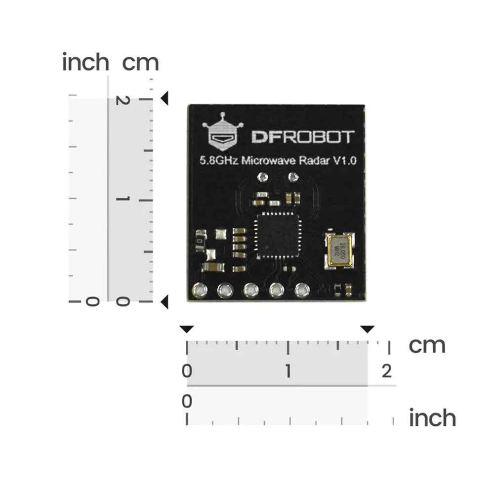 DFRobot 5.8GHz Microwave Radar Motion Sensor Module - Image 3