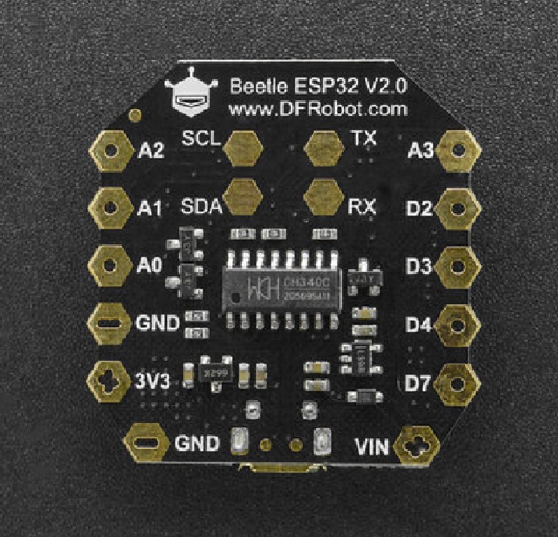 DFRobot Beetle ESP32 Microcontroller - 35x34mm IoT Board w/ WiFi & Bluetooth - Image 2