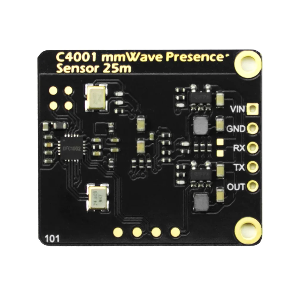 DFRobot C4001 mmWave Human Presence Detection Sensor (25 m Range, 100°x40° Beam, 3.3V, FMCW) - Image 2
