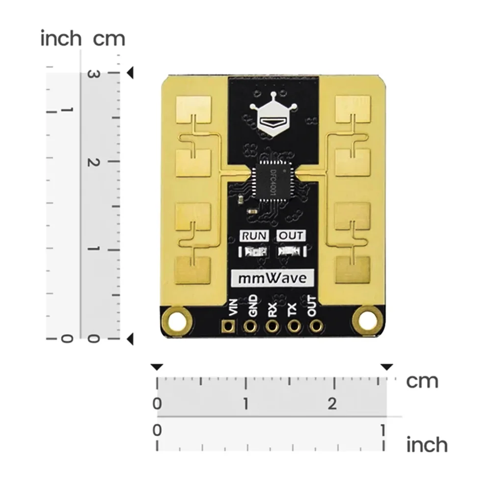 DFRobot C4001 mmWave Human Presence Detection Sensor (25 m Range, 100°x40° Beam, 3.3V, FMCW) - Image 3