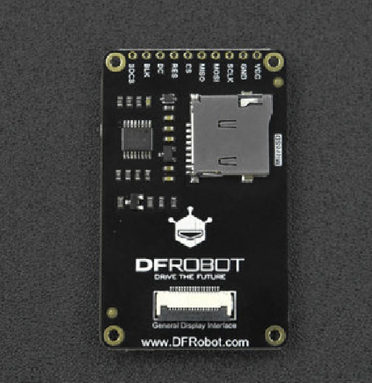 DFRobot Fermion 1.8" 128×160 IPS TFT LCD Display Module with MicroSD Slot & GDI Cable - Image 2
