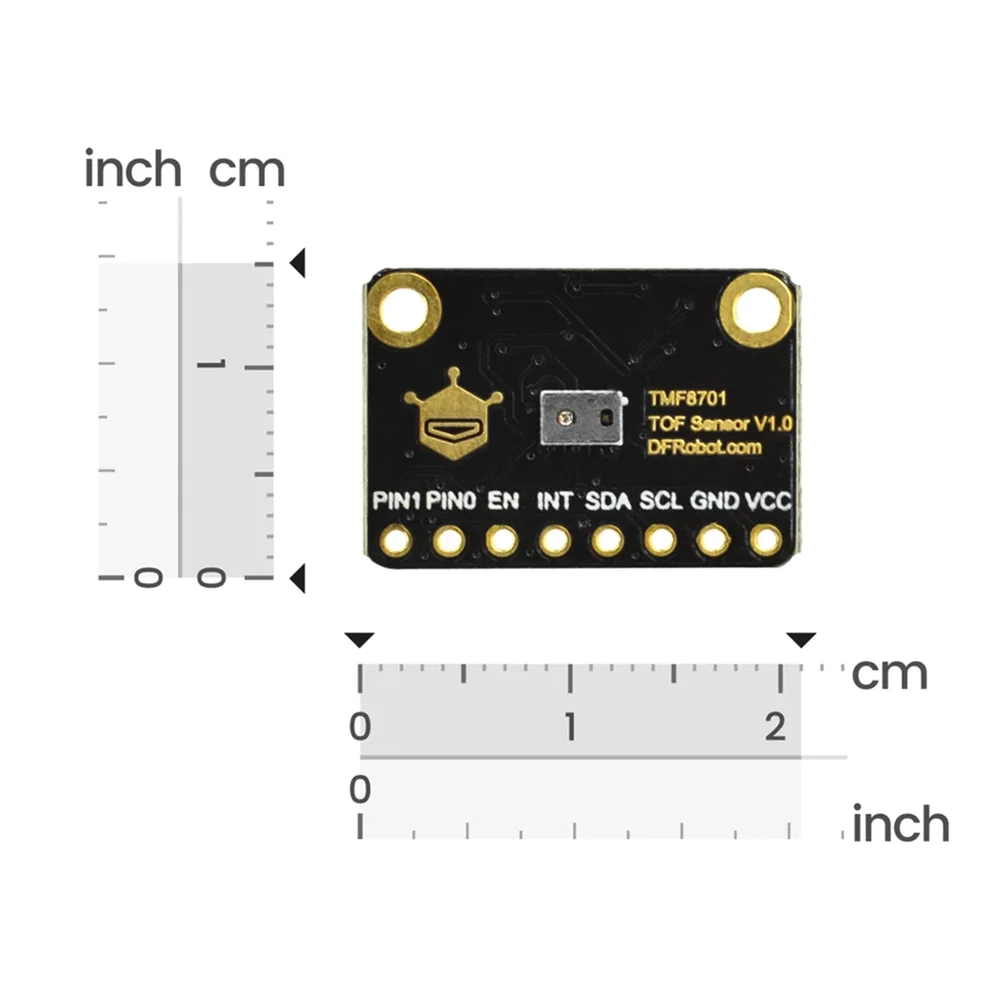 DFRobot Fermion TMF8701 ToF Distance Sensor 10–600mm - I2C Breakout - Image 3