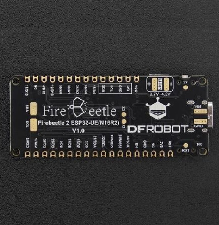 DFRobot FireBeetle 2 ESP32-UE N16R2 IoT Microcontroller - Dual-Core 240MHz, 16MB Flash, 2MB PSRAM, External Antenna Support - Image 3
