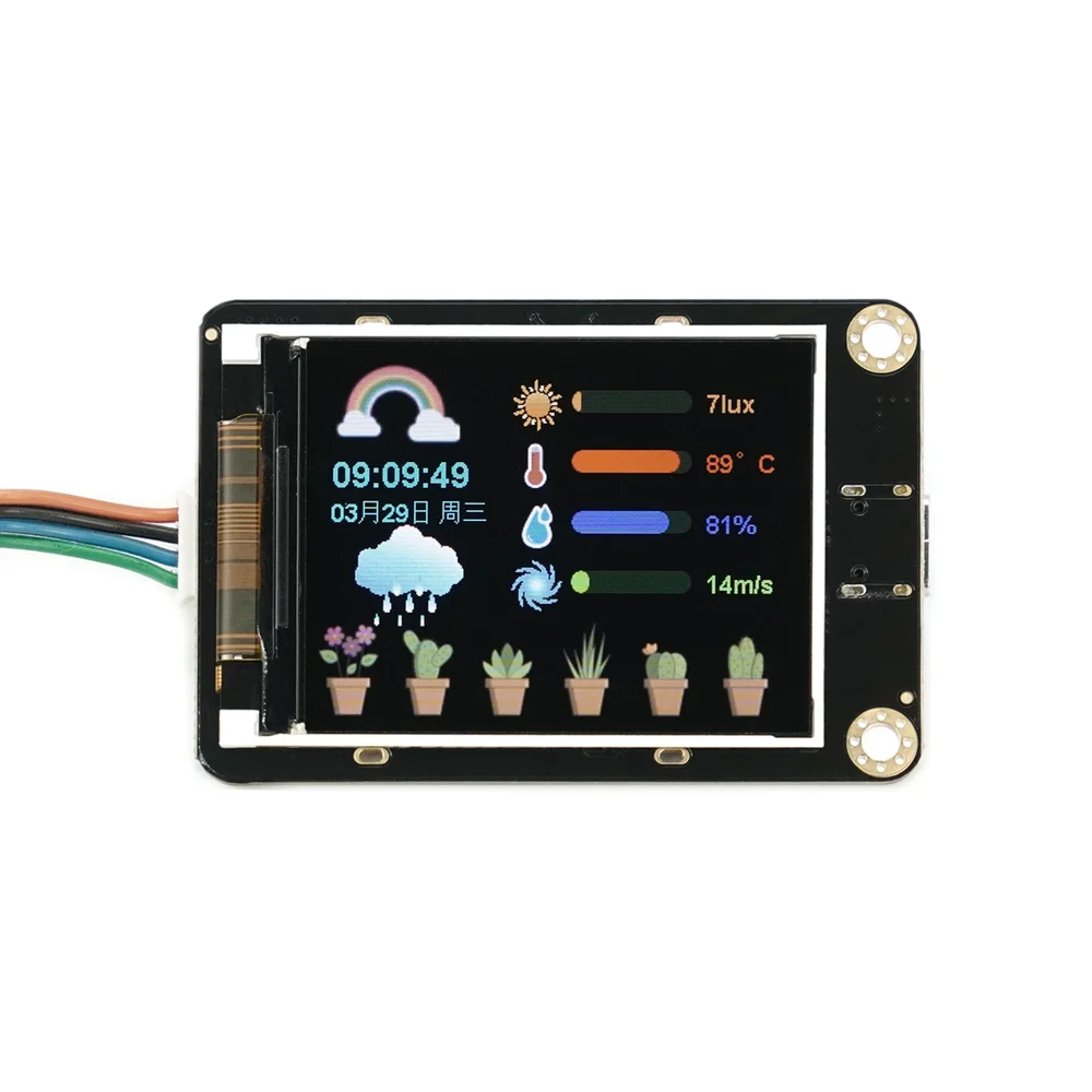 DFRobot Gravity 2.0 Inch IPS Color Serial Display Module - I2C & UART Interface - Image 2