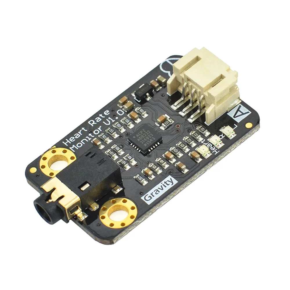 DFRobot Gravity Analog Heart Rate ECG Sensor - AD8232 Chip, 3.3-6V Input