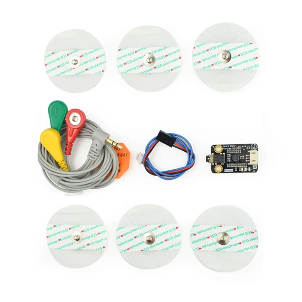 DFRobot Gravity Analog Heart Rate ECG Sensor - AD8232 Chip, 3.3-6V Input - Image 6