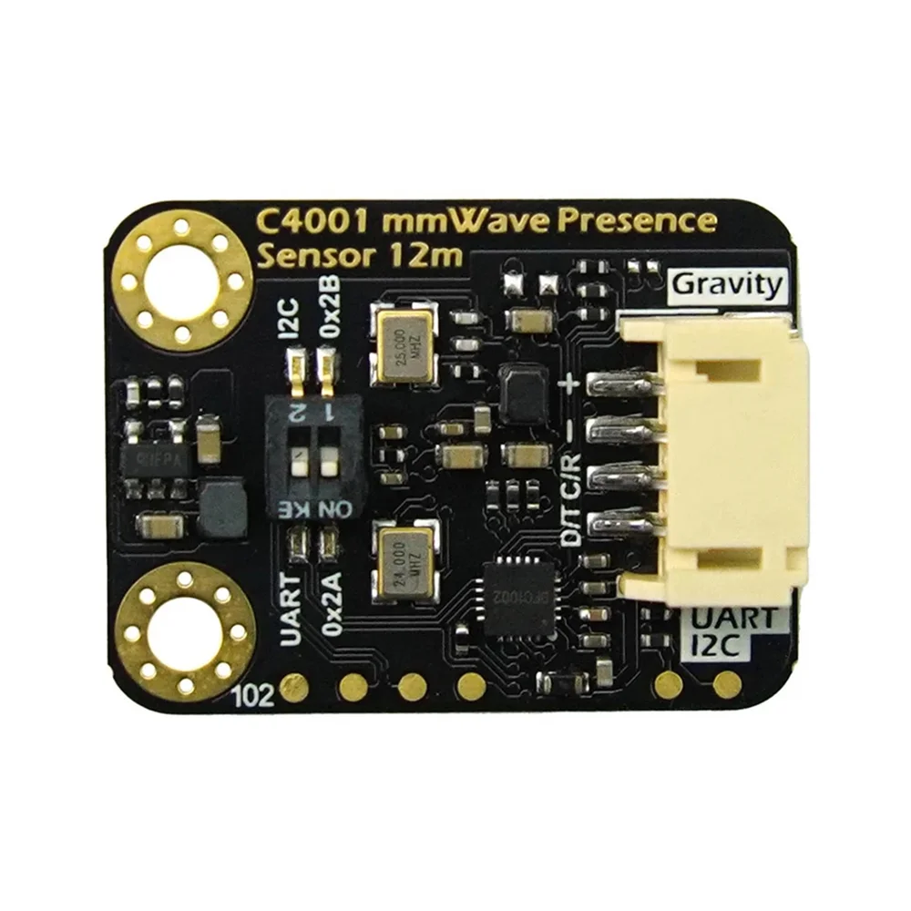 DFRobot Gravity C4001 mmWave Human Presence Detection Sensor (12 m Range) - I2C & UART - Image 2