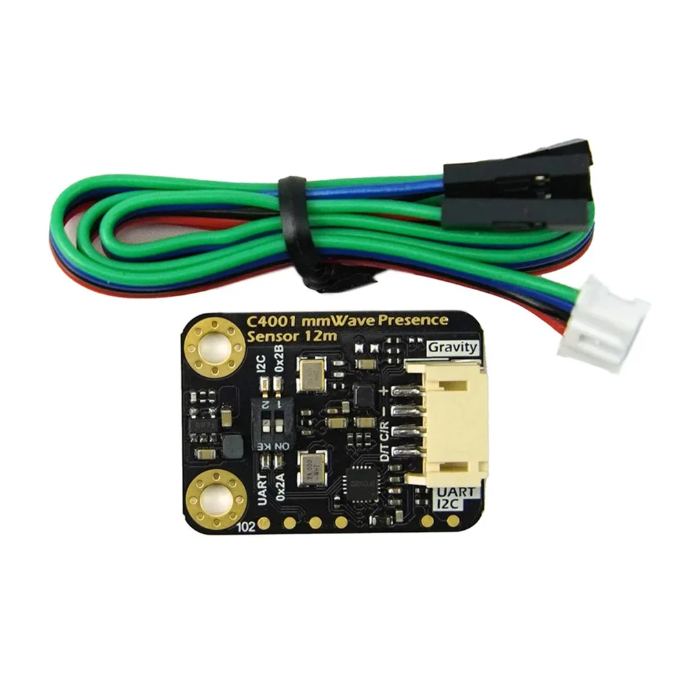 DFRobot Gravity C4001 mmWave Human Presence Detection Sensor (12 m Range) - I2C & UART - Image 4