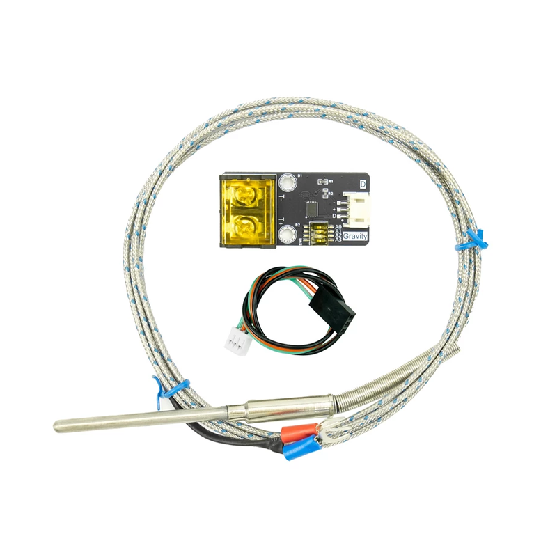 DFRobot Gravity CT1780 1-Wire K-Type Thermocouple Amplifier Module (-270℃ to +1372℃) w/ Probe & Cable - Image 2