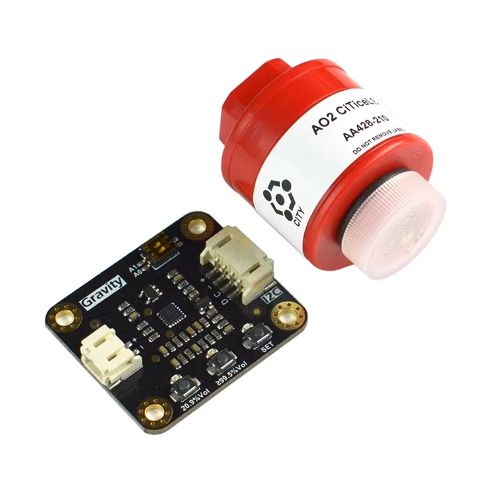DFRobot Gravity Electrochemical O2 Sensor 0–100% I2C - Image 3