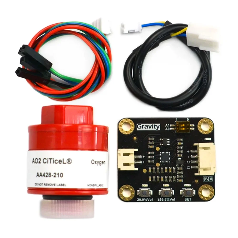 DFRobot Gravity Electrochemical O2 Sensor 0–100% I2C - Image 4