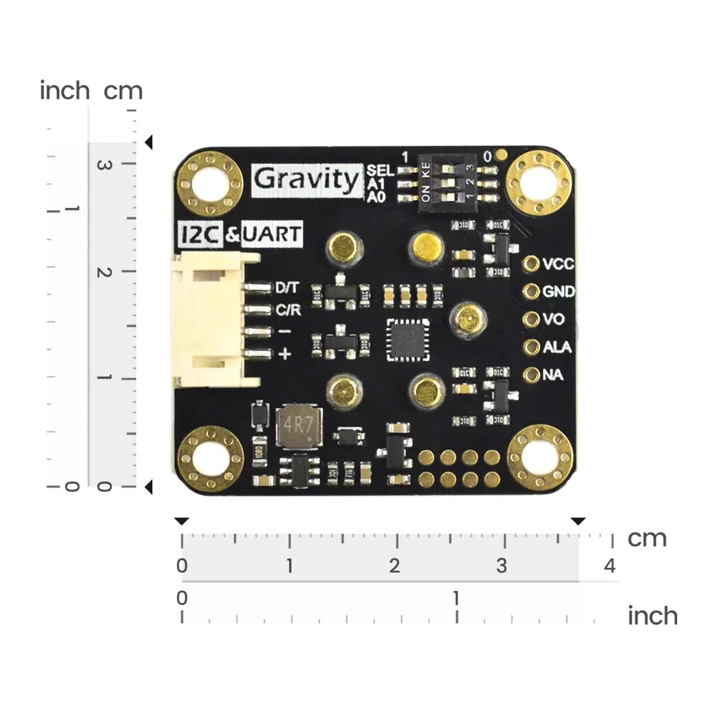 DFRobot Gravity H2S Gas Sensor Calibrated - I2C/UART/Analog Output - Image 4