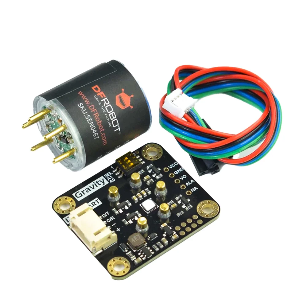 DFRobot Gravity H2S Gas Sensor Calibrated - I2C/UART/Analog Output - Image 5