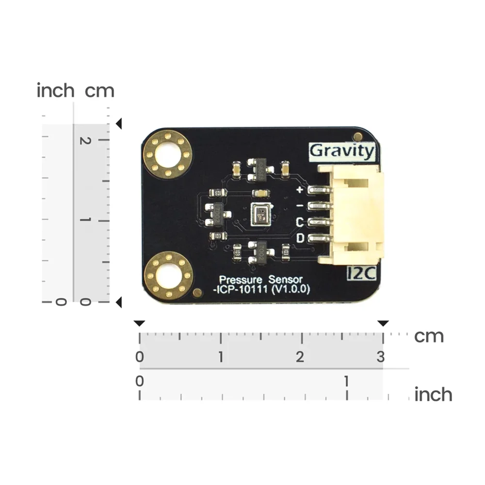 DFRobot Gravity ICP-10111 Barometric Pressure & Temperature Sensor Module - I2C Interface - Image 3