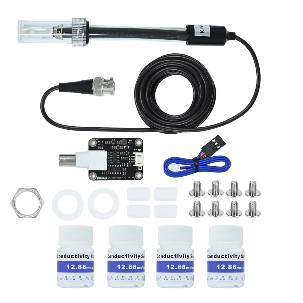DFRobot Gravity Lab Grade Analog Electrical Conductivity Sensor Meter K10 - BNC Probe, 10-100ms/cm Range - Image 4